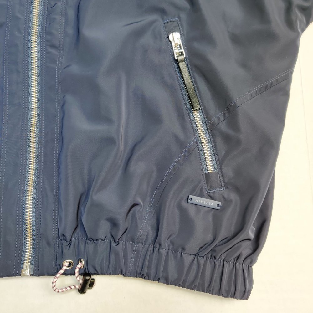ATHLETA $128 Chill Bomber Jacket Navy Blue Small - Picture 3 of 12